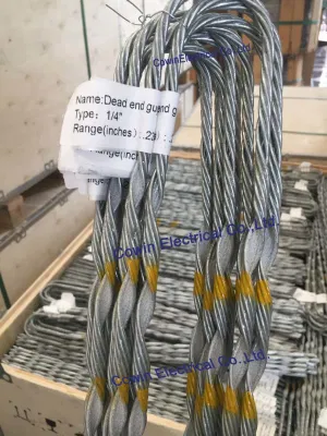 Morsetto di tensione preformato in lega di alluminio e acciaio HDG